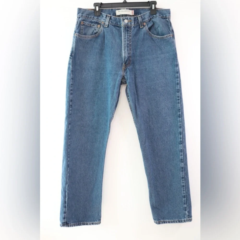 Levi's Men's 505 Straight Jeans Sz W 36 L30 Regular Fit